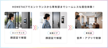 インヴァランス「クレヴィスタ井荻」でスマートホーム「HOMETACT」と顔認証をパッケージ導入