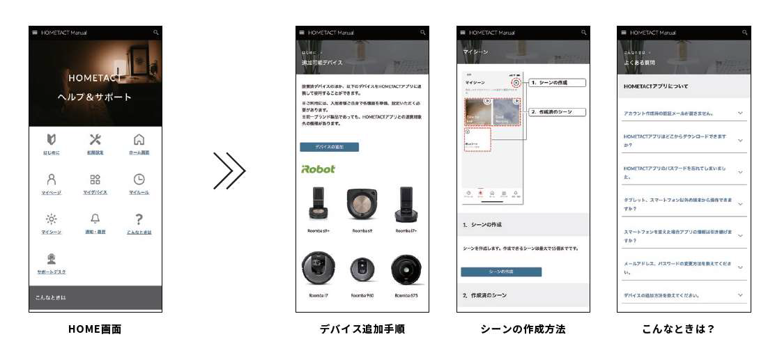 ヘルプ＆サポートの説明